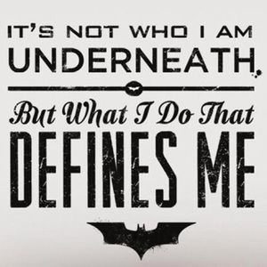 Batman Begins Quote wall decals